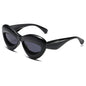 (12 PACK) Wholesale Sunglasses 2023 - BulkSunglassesWholesale.com - Shiny Black Grey