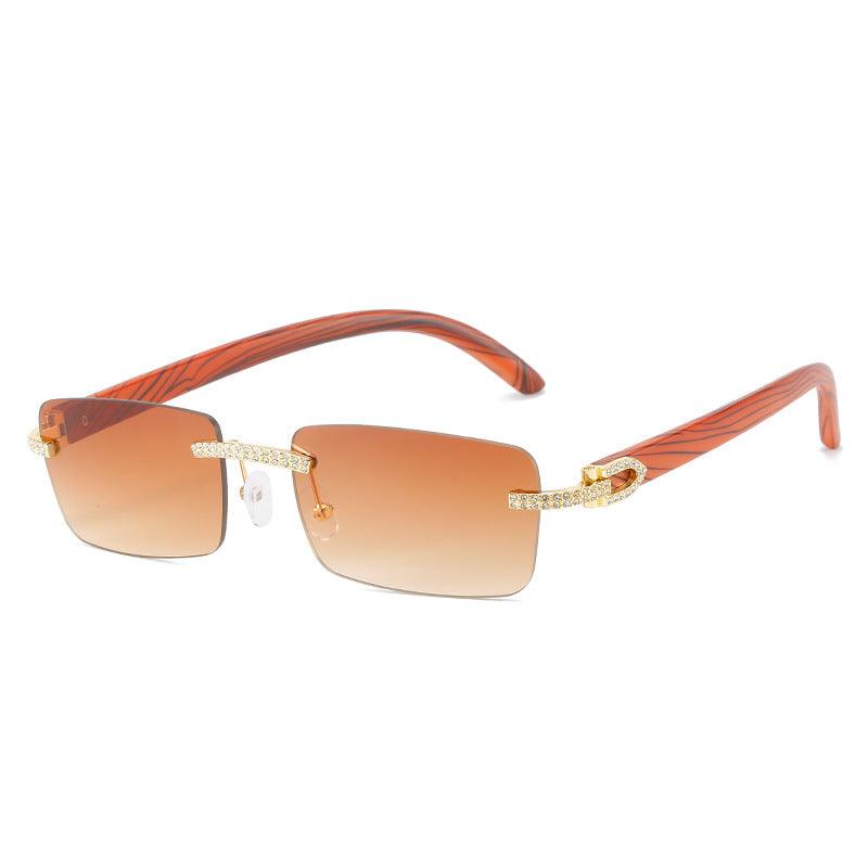 (6 PACK) Rimless Wholesale Sunglasses 2022 M121013 - Bulk Sunglasses Wholesale